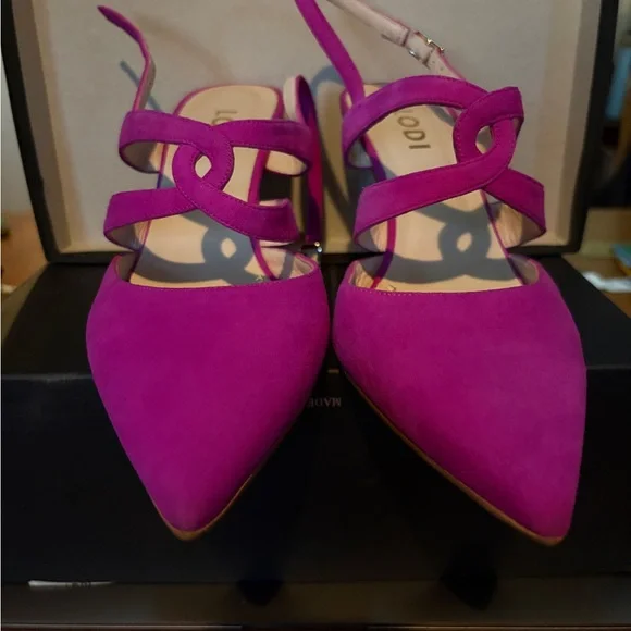 Lodi fuscia slingbacks - Picture 3 of 6